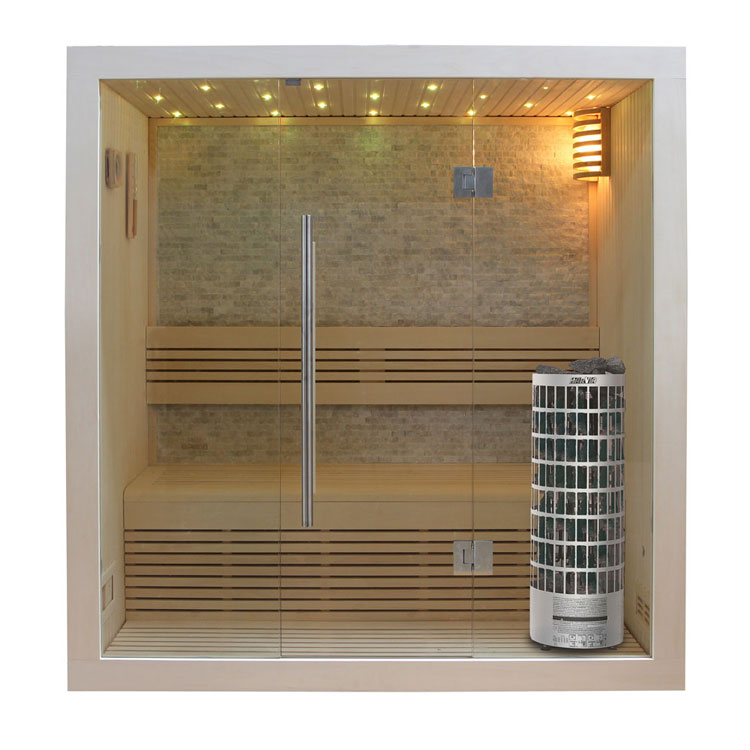 Finse Sauna | Populier | 180x105 | 6.8kW Cilindro | R6658N4