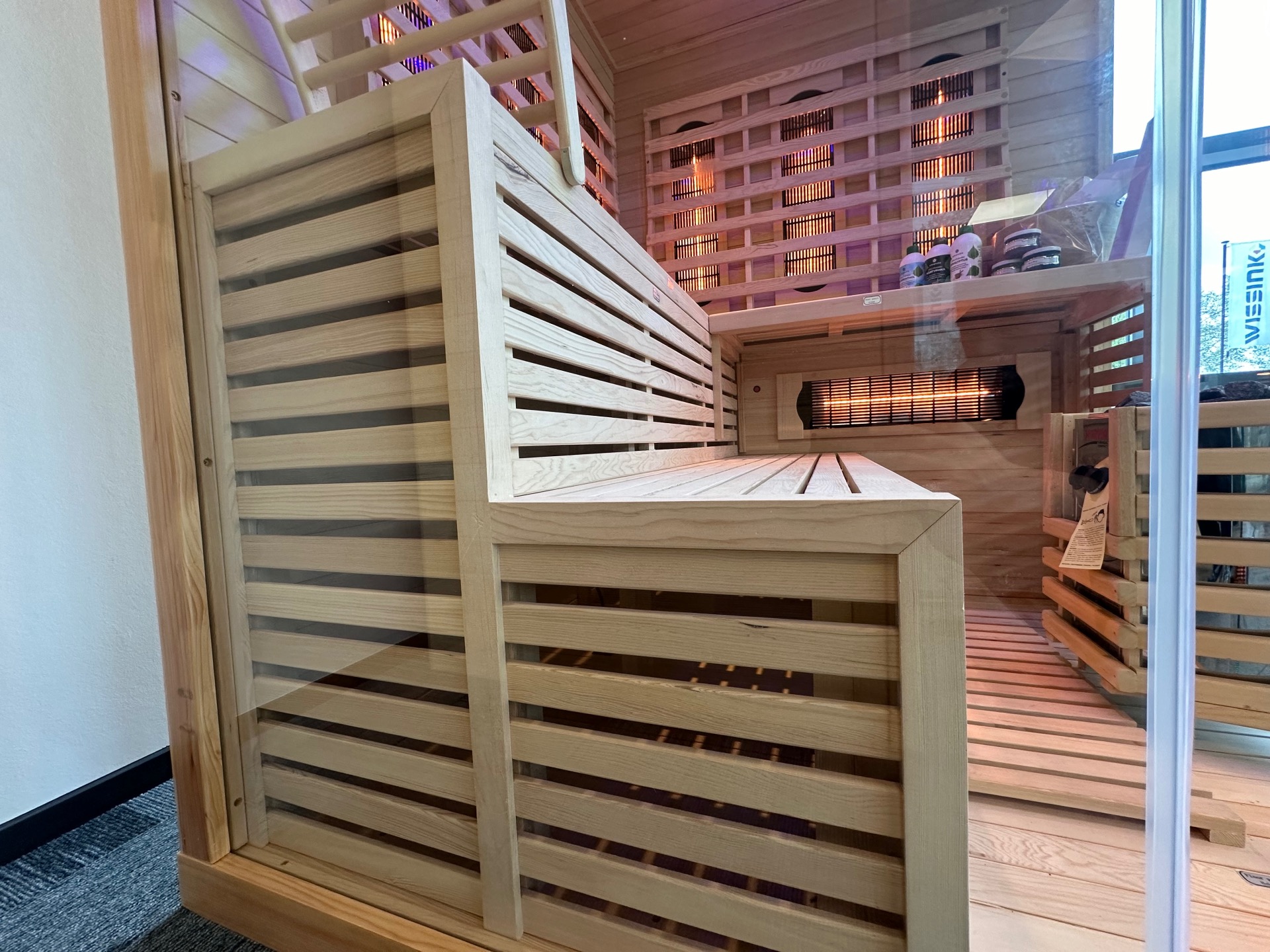 Combi Sauna Hemlock | 150x150 | 3.5kW Vega | RYZVG galerijafbeelding 9