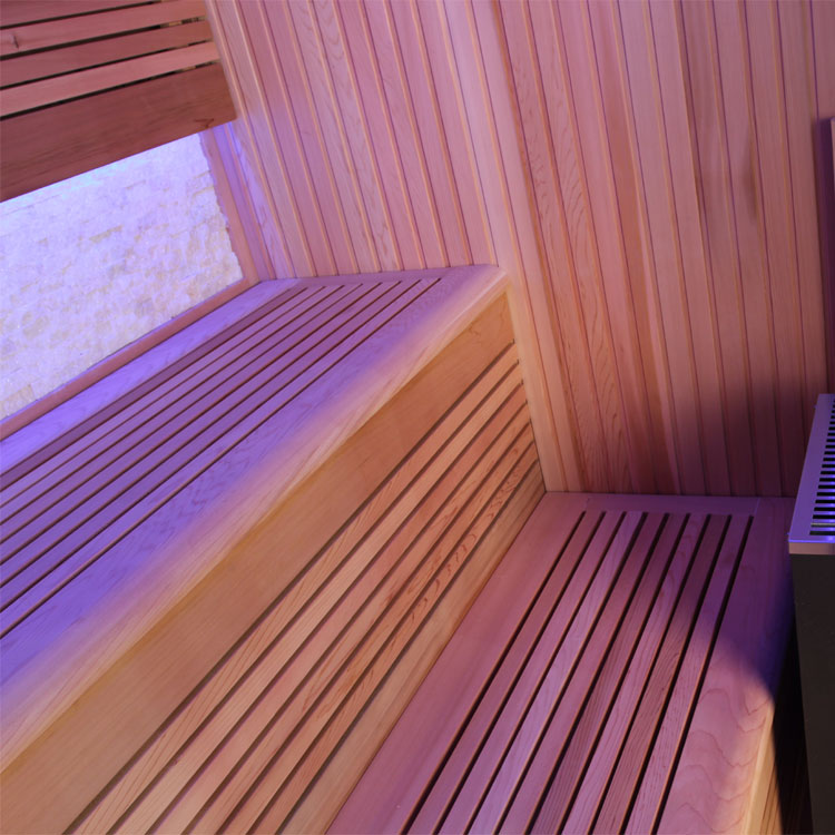 Finse Sauna | Red cedar | 180x150 | 9kW EOS Cubo | R6799O galerijafbeelding 5