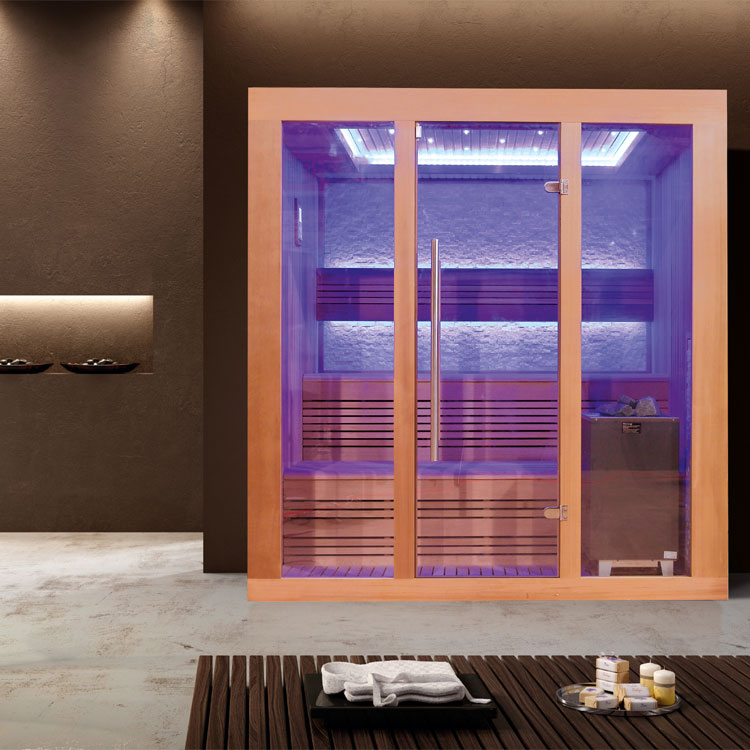 Finse Sauna | Red cedar | 180x150 | 9kW EOS Cubo | R6799O galerijafbeelding 8