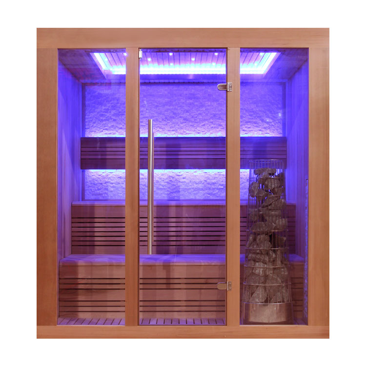 Hoofdafbeelding: Finse Sauna | Red cedar | 180x150 | 9kW Kivi | R6799O1
