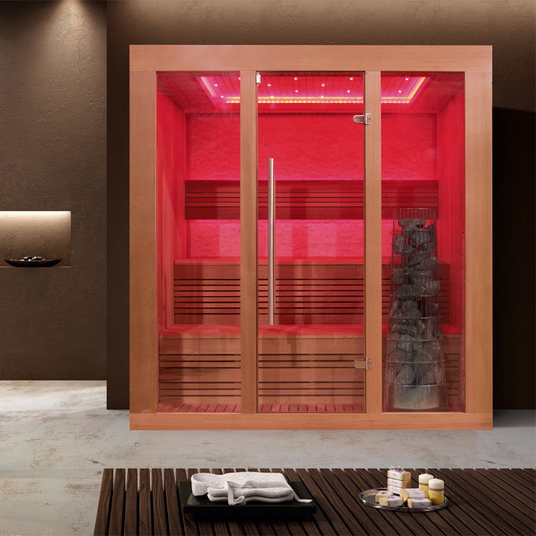 Finse Sauna | Red cedar | 180x150 | 9kW Kivi | R6799O1 galerijafbeelding 8