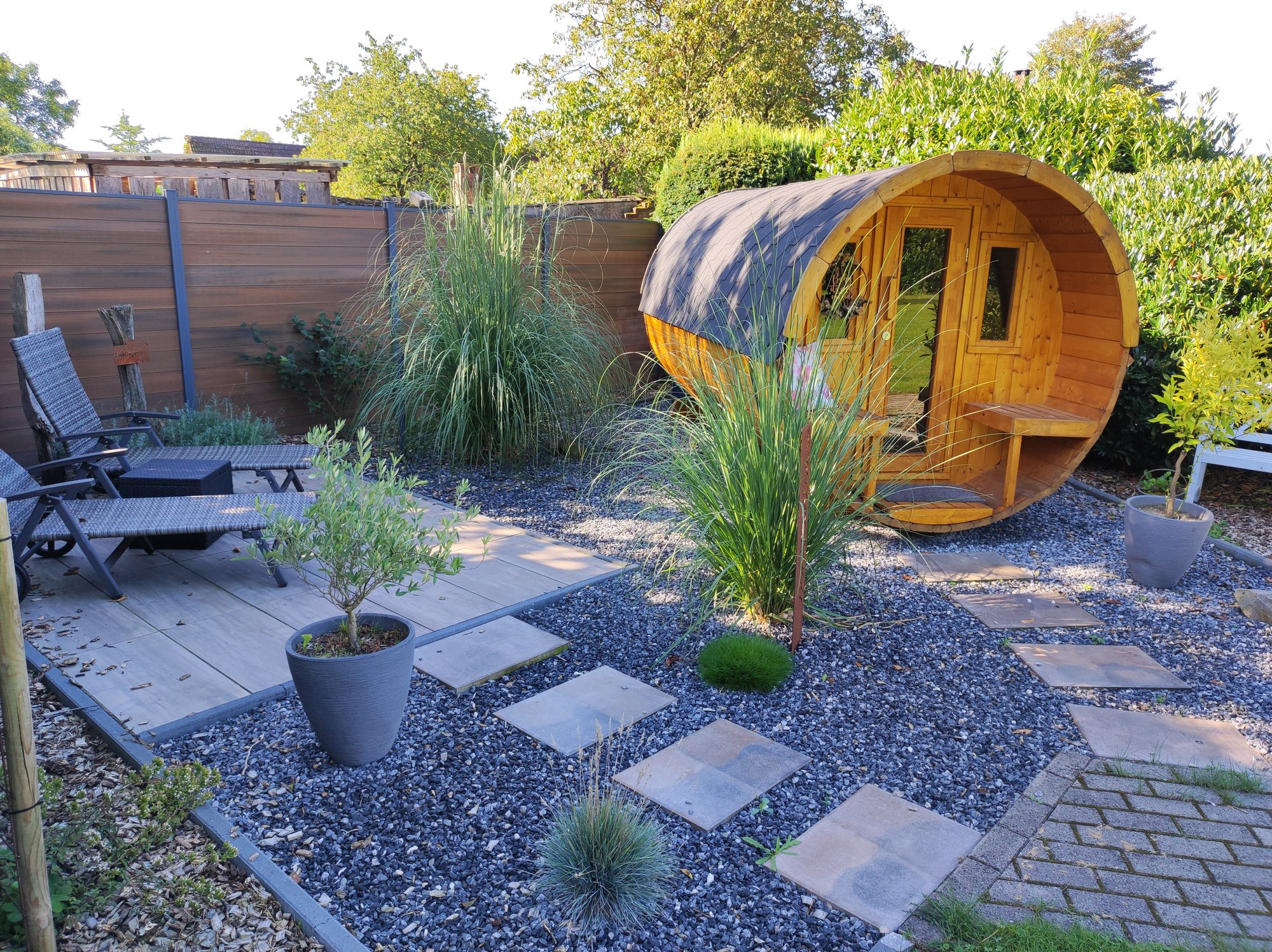 Sauna Barrel Spreewoud | Vurenhout | 204x204x400 | Zonder saunakachel | 8865585 galerijafbeelding 3