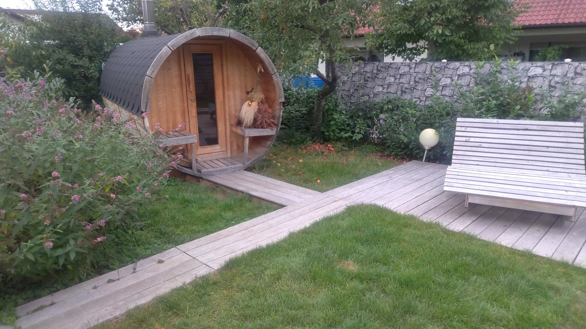 Sauna Barrel Spreewoud | Vurenhout | 204x204x400 | Zonder saunakachel | 8865585 galerijafbeelding 11