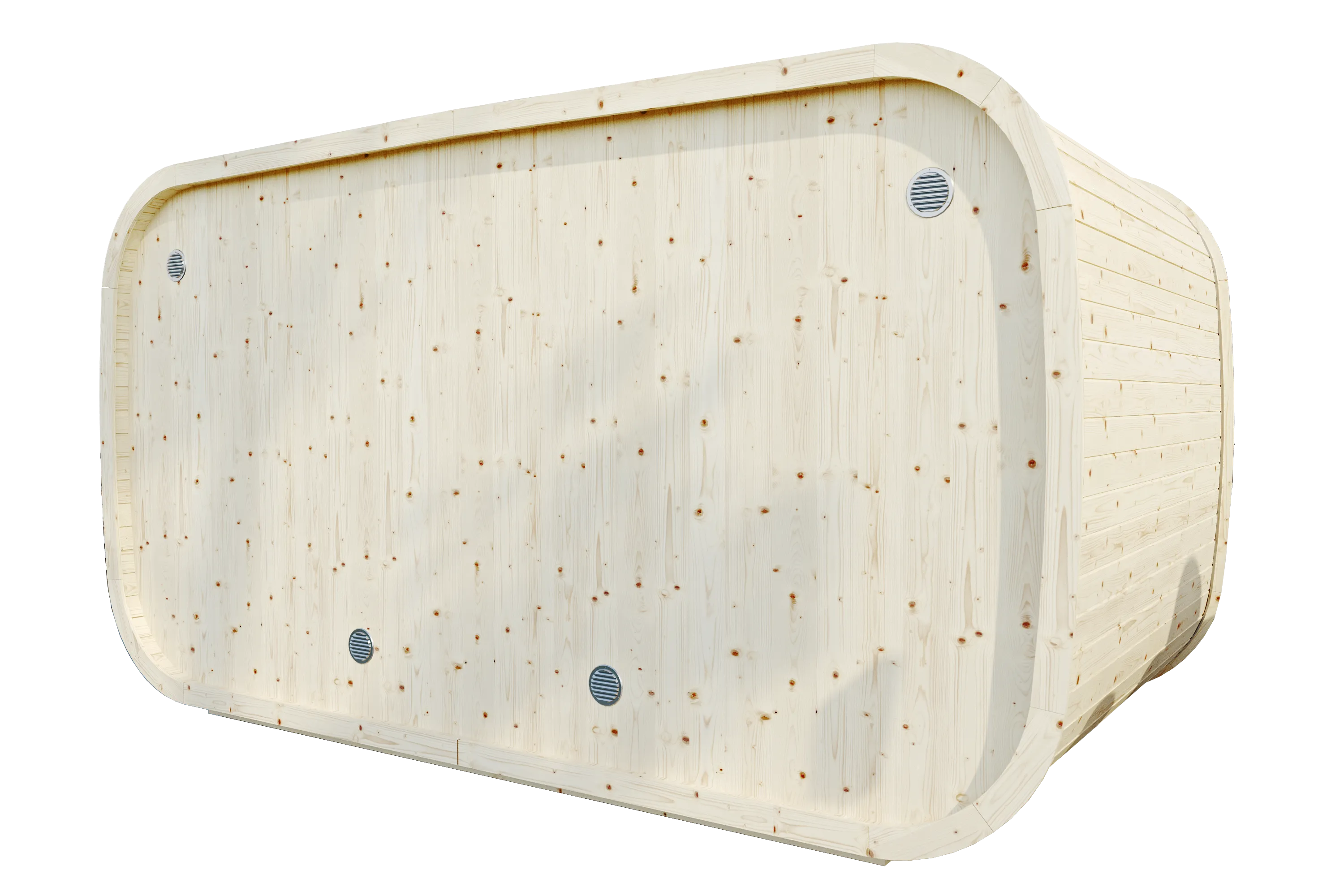 Sauna Barrel Klaar | Vurenhout | 230x230x360 | Zonder saunakachel | Xy785J67JJ galerijafbeelding 3