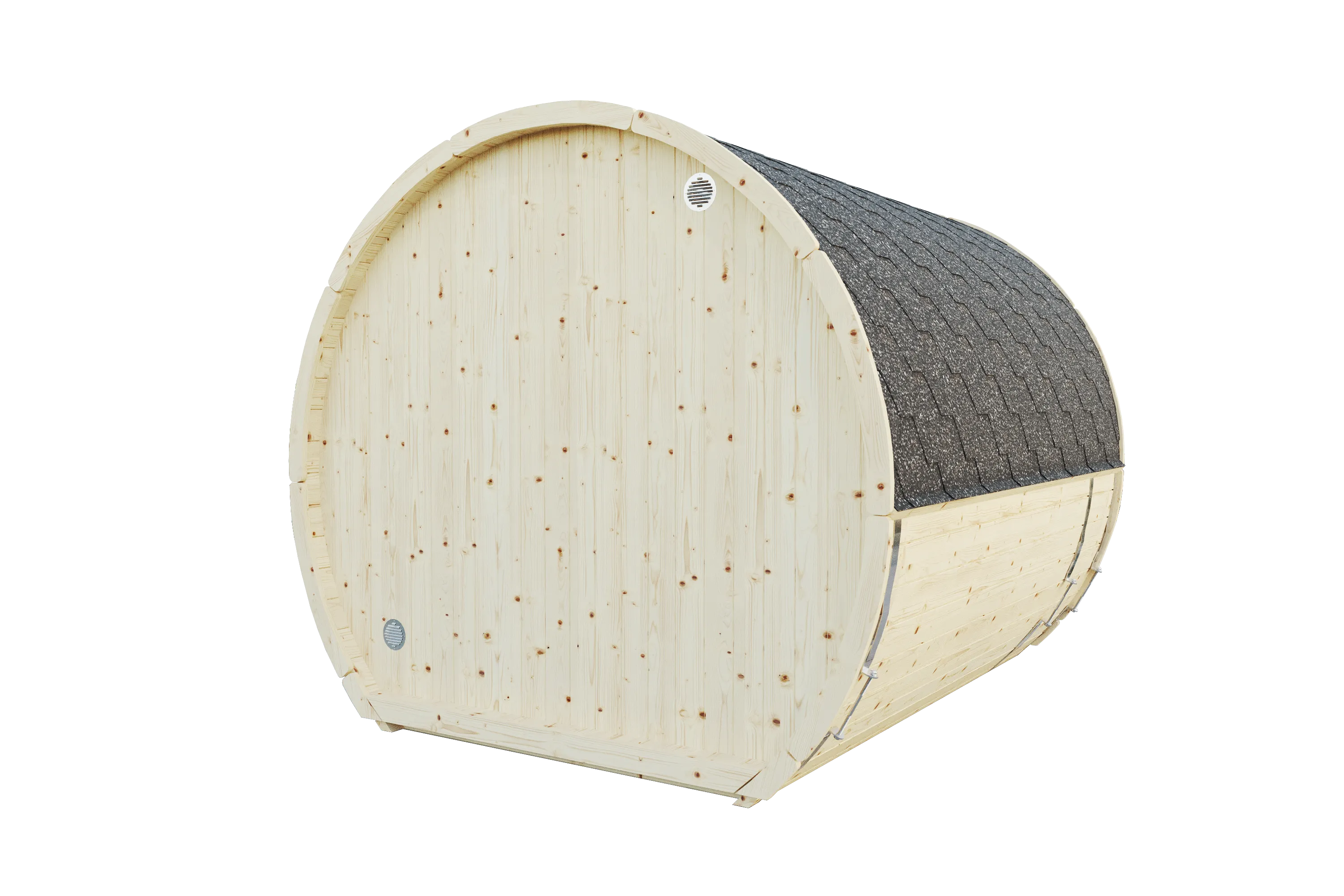 Sauna Barrel Susi | Vurenhout | 265x265x280 | Zonder saunakachel | FH735JJgx galerijafbeelding 3
