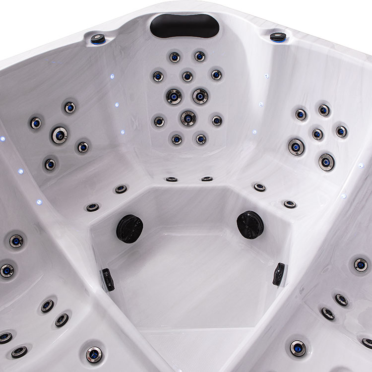 Hot tub / Jacuzzi Inner Stillness 212x212 | Grijs | VA-357 galerijafbeelding 4