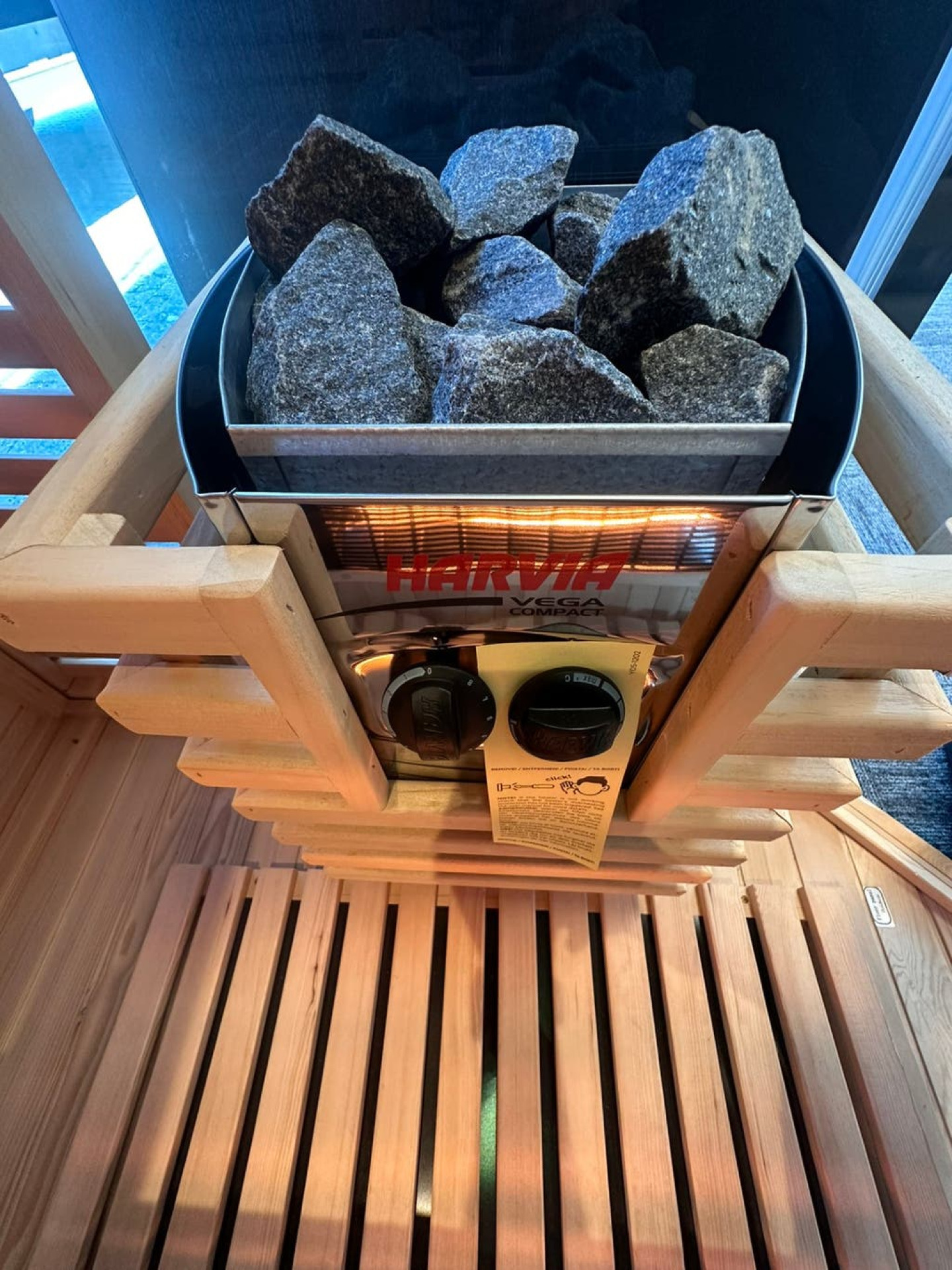 Combi Sauna | Full Spectrum | Hemlock | 150x150 | 3.5kW Vega | 3LHKF galerijafbeelding 2