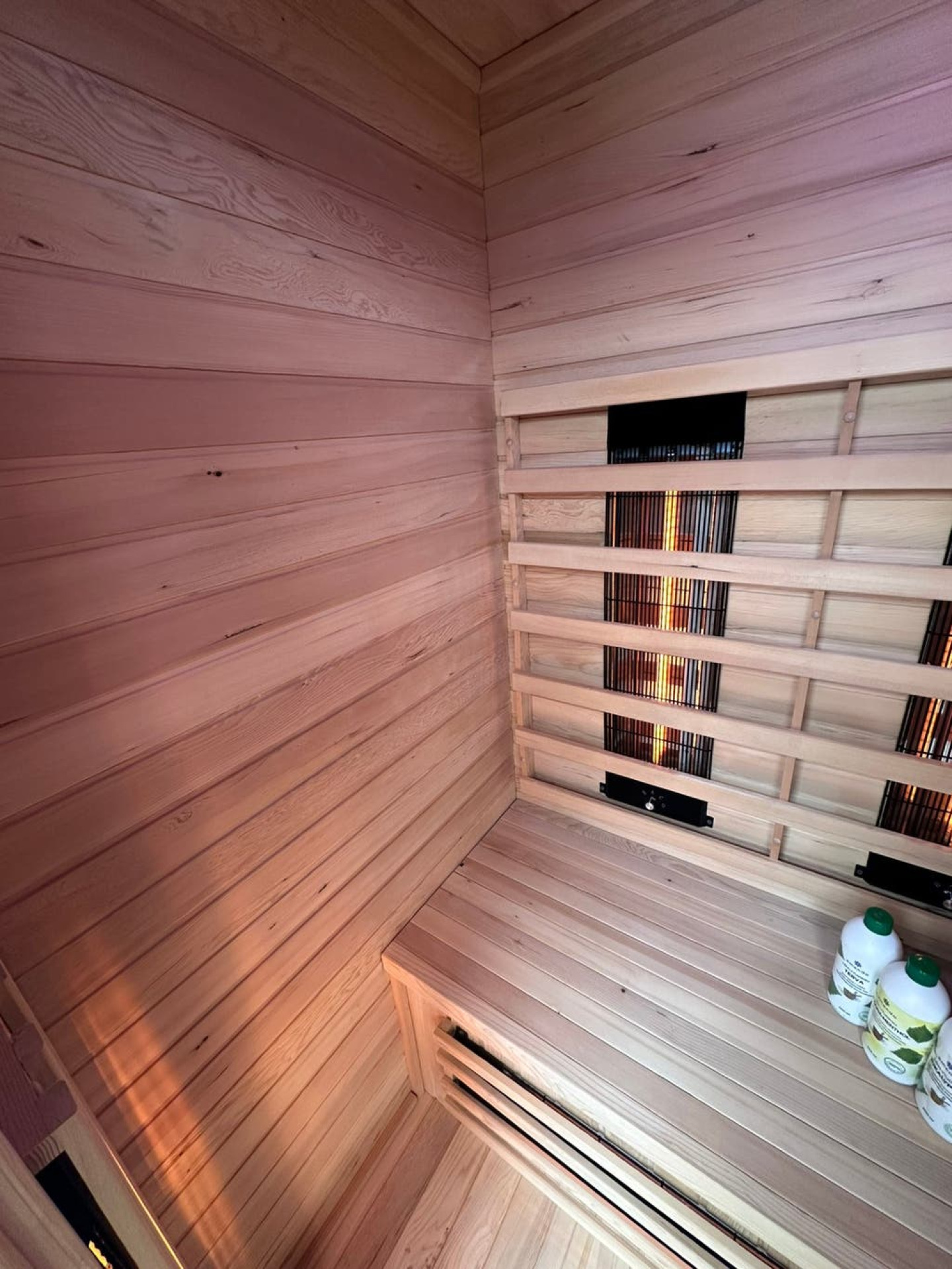 Combi Sauna | Full Spectrum | Hemlock | 120x100 | 3.5kW Vega | PWMHK galerijafbeelding 3