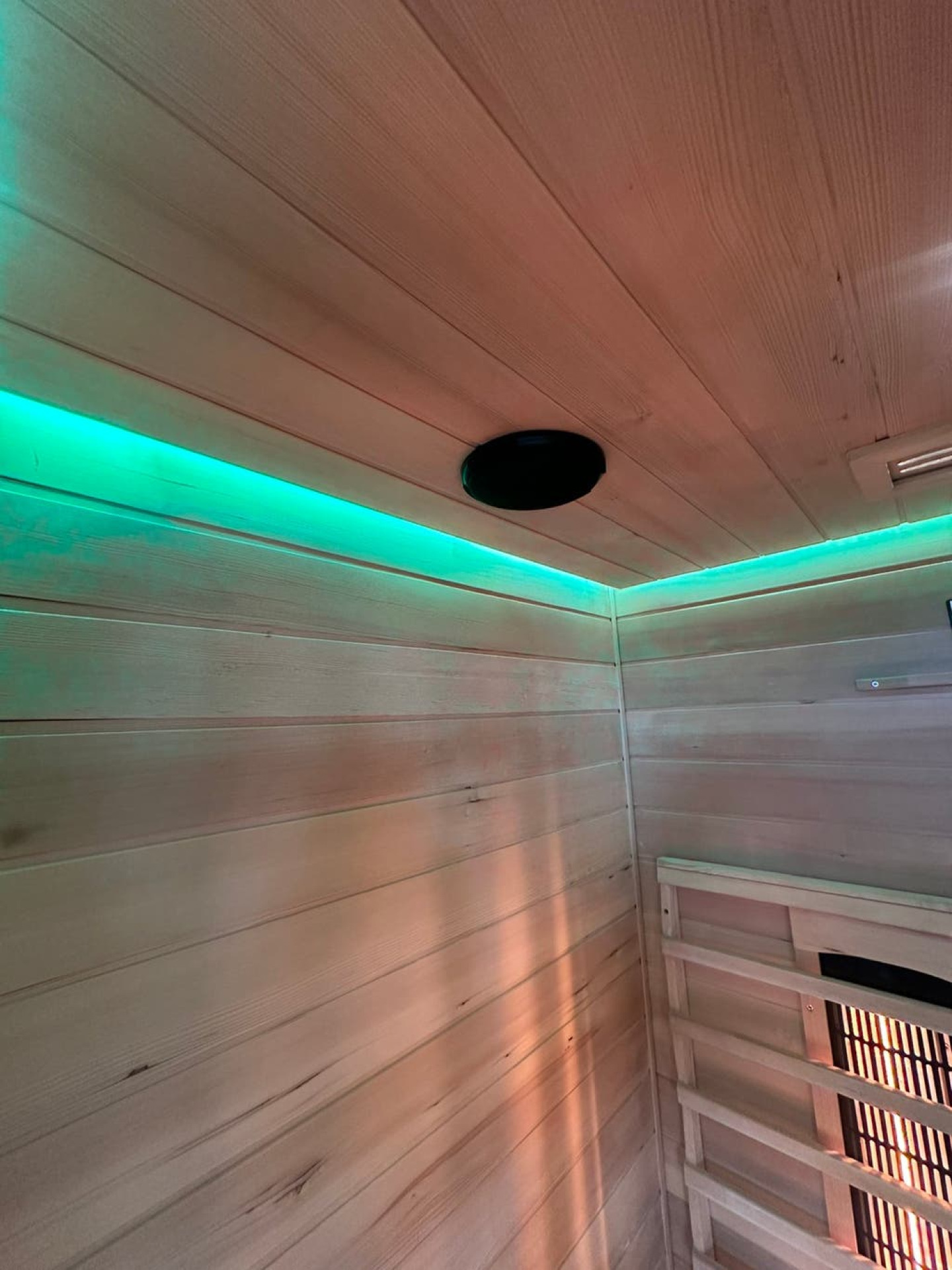 Combi Sauna | Full Spectrum | Hemlock | 120x100 | 3,5kW Vega | BZKWQ galerijafbeelding 8