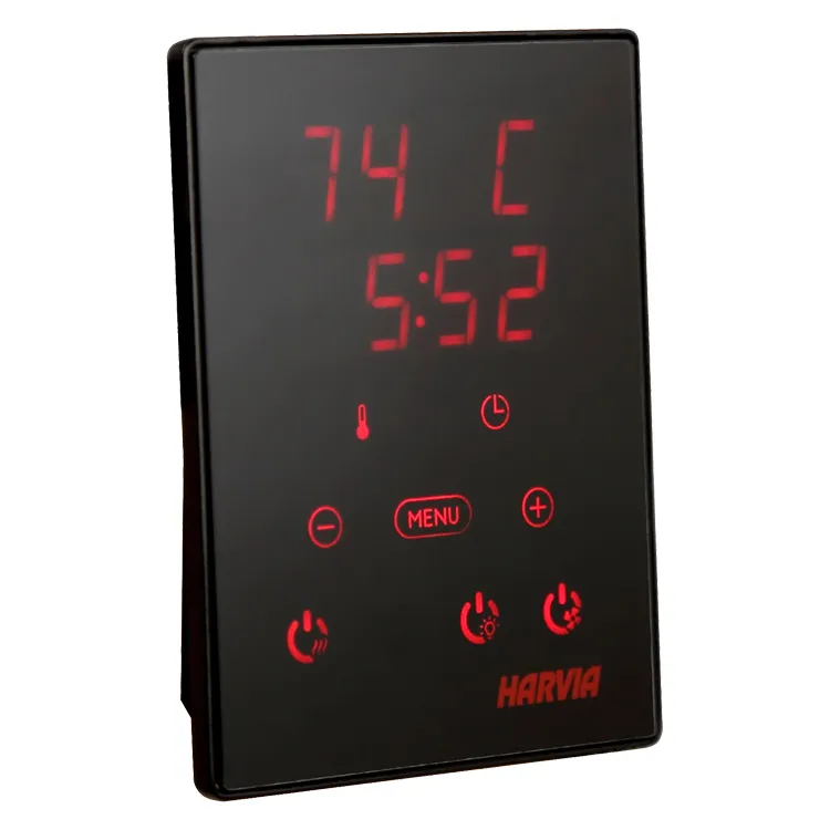 Harvia Saunaoven Cilindro PC90XE met controller 9kW zonder stenen 32x93x32 cm
