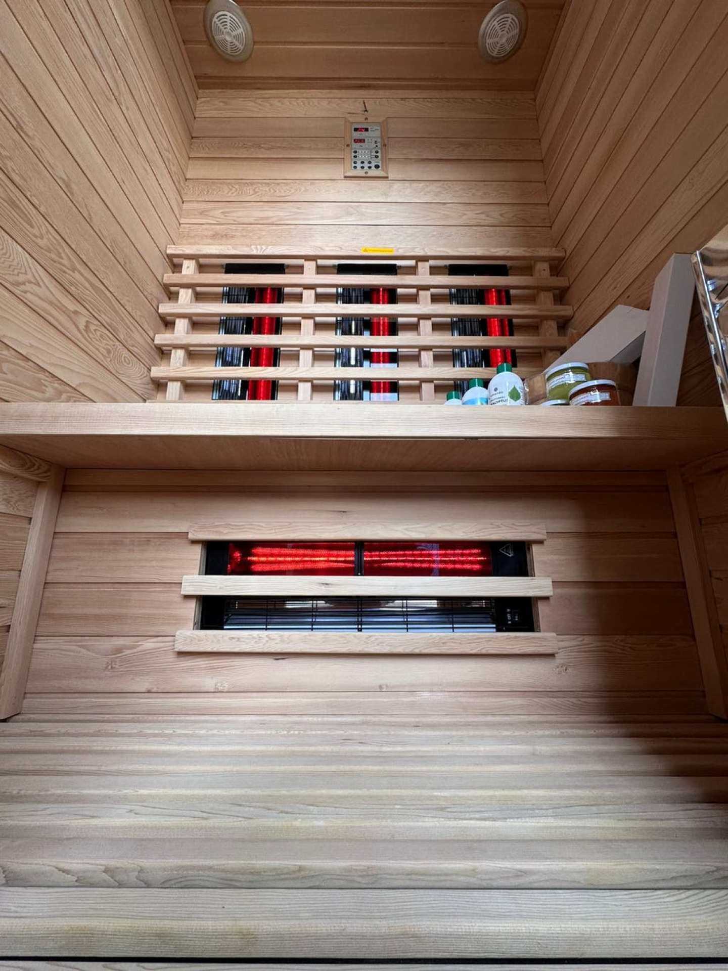 Combi Sauna | Duo Golf | Hemlock | 130 x 100 | 3,5kW Vega | DXFHH galerijafbeelding 5