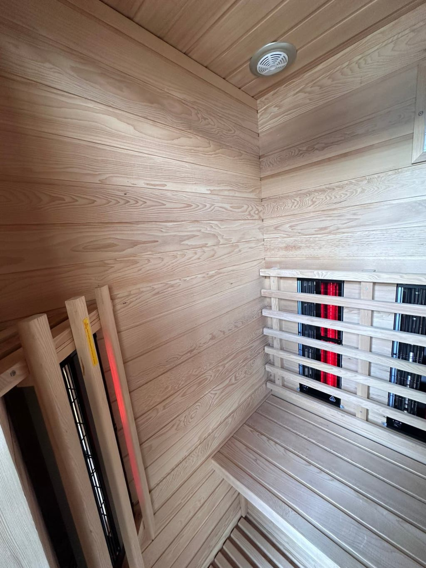 Combi Sauna | Duo Golf | Hemlock | 130 x 100 | 3,5kW Vega | DXFHH galerijafbeelding 8