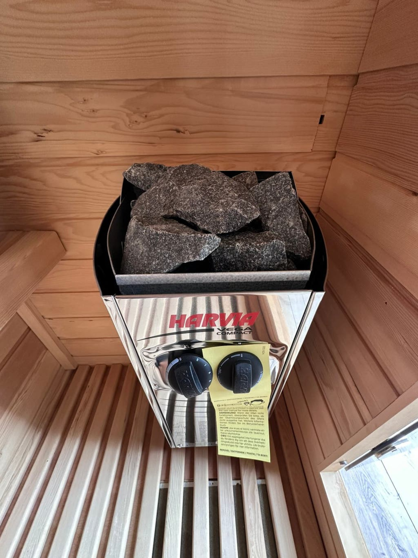 Combi Sauna | Duo Golf | Hemlock | 130 x 100 | 3,5kW Vega | DXFHH galerijafbeelding 9