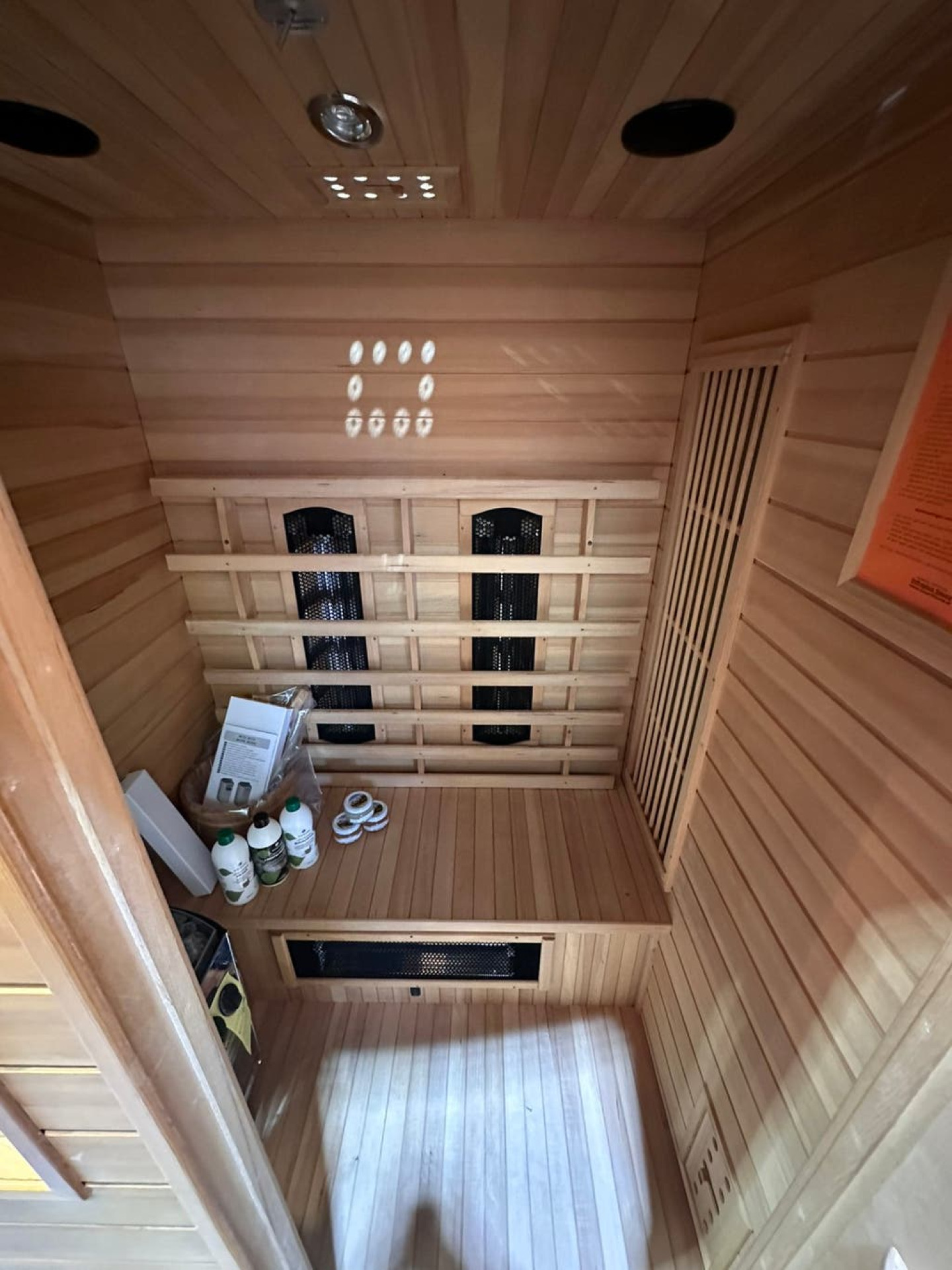 Combi Sauna | Lange Golf | Hemlock | 140x110 | 3,5kW Vega | 7MDZE galerijafbeelding 2