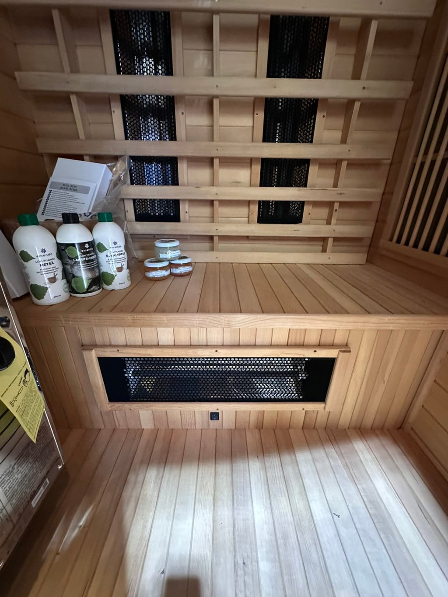 Combi Sauna | Lange Golf | Hemlock | 140x110 | 3,5kW Vega | 7MDZE galerijafbeelding 7