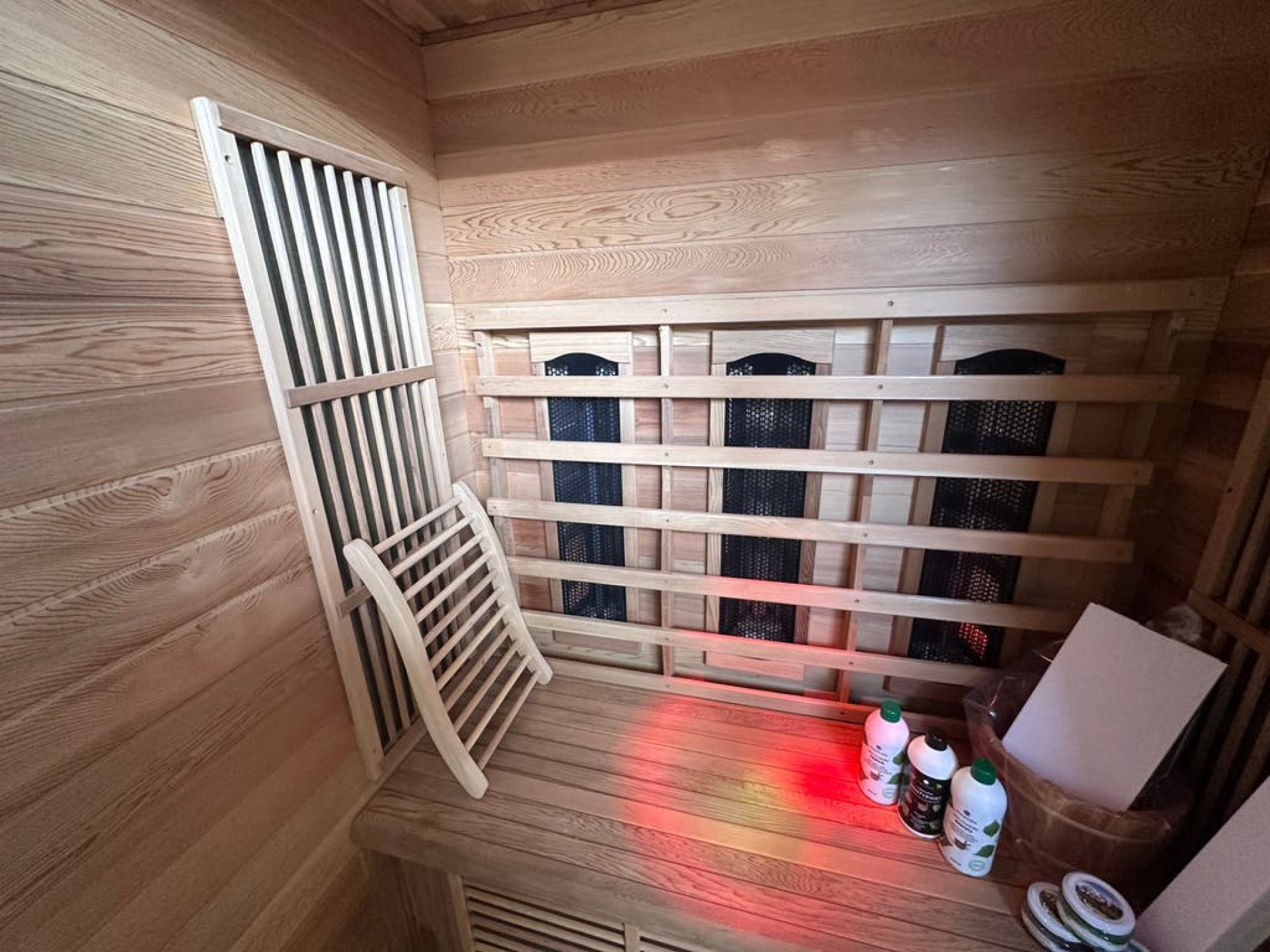 Combi Sauna | Lange Golf | Hemlock | 140x110 | 3,5kW Vega | VTSGU galerijafbeelding 4