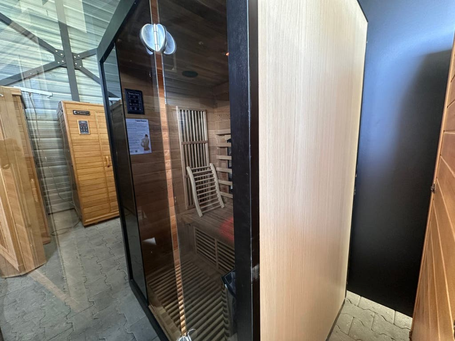 Combi Sauna | Lange Golf | Hemlock | 140x110 | 3,5kW Vega | VTSGU galerijafbeelding 11