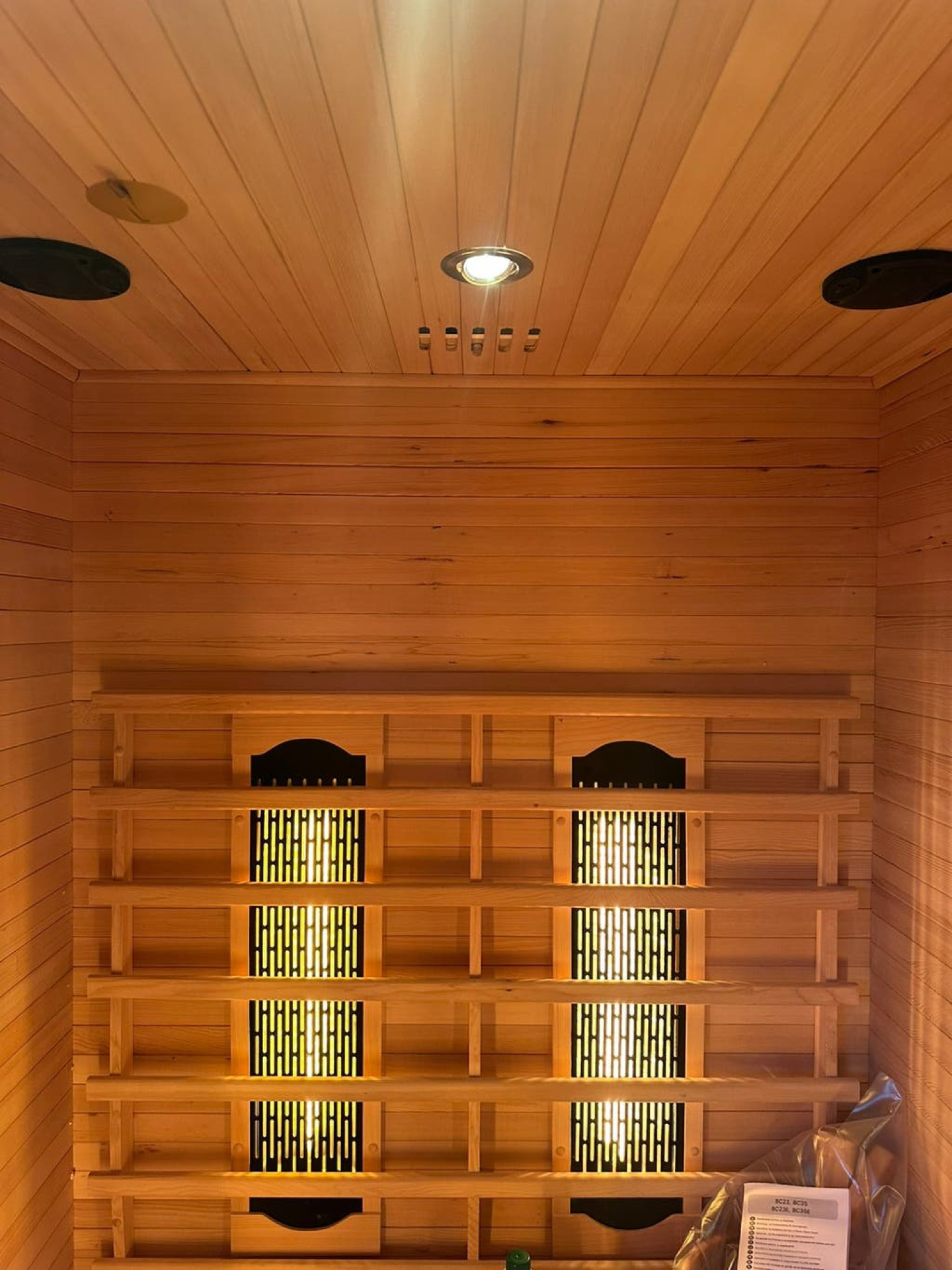 Combi Sauna | Full Spectrum | Hemlock | 120x100 | 3,5kW Vega | RH4MX galerijafbeelding 6