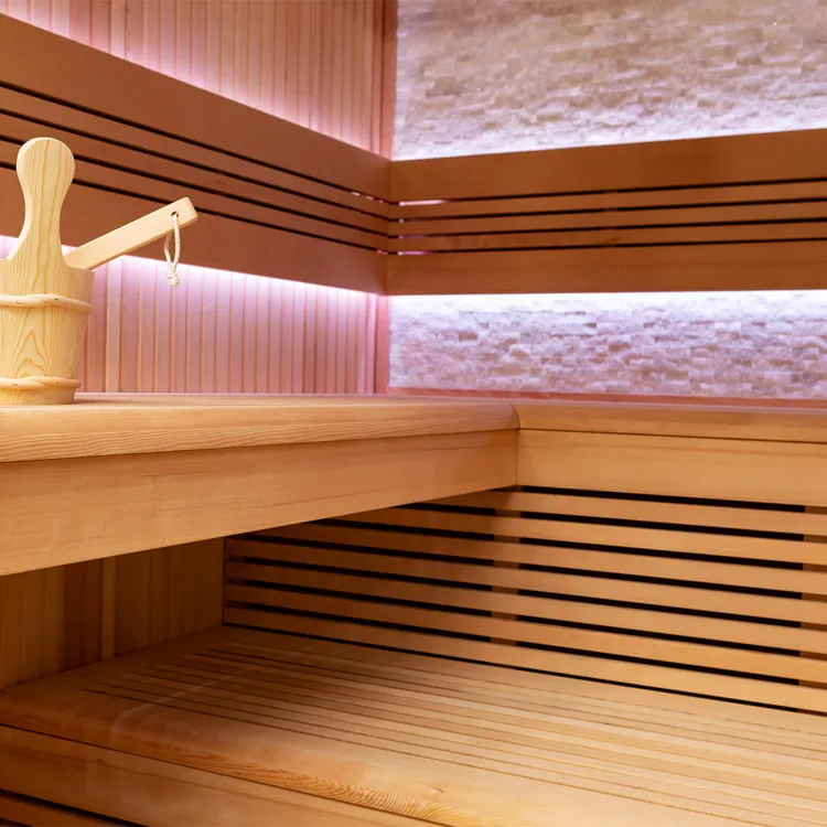 Finse Sauna | Hemlock | 180x150 | 9kW Cilindro | R6657P2 galerijafbeelding 19