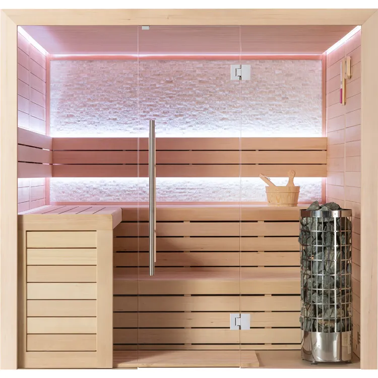 Hoofdafbeelding: Finse Sauna | Hemlock | 180x160 | 9kW Cilindro | R6157P8