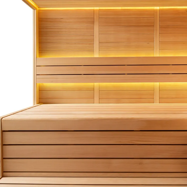 Finse Sauna | Hemlock | 180x180 | 9kW Cilindro | R6166P7 galerijafbeelding 17