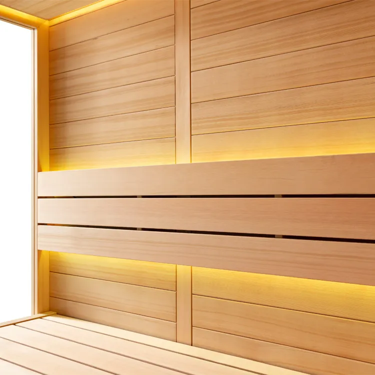 Finse Sauna | Hemlock | 180x180 | 9kW Cilindro | R6166P7 galerijafbeelding 19
