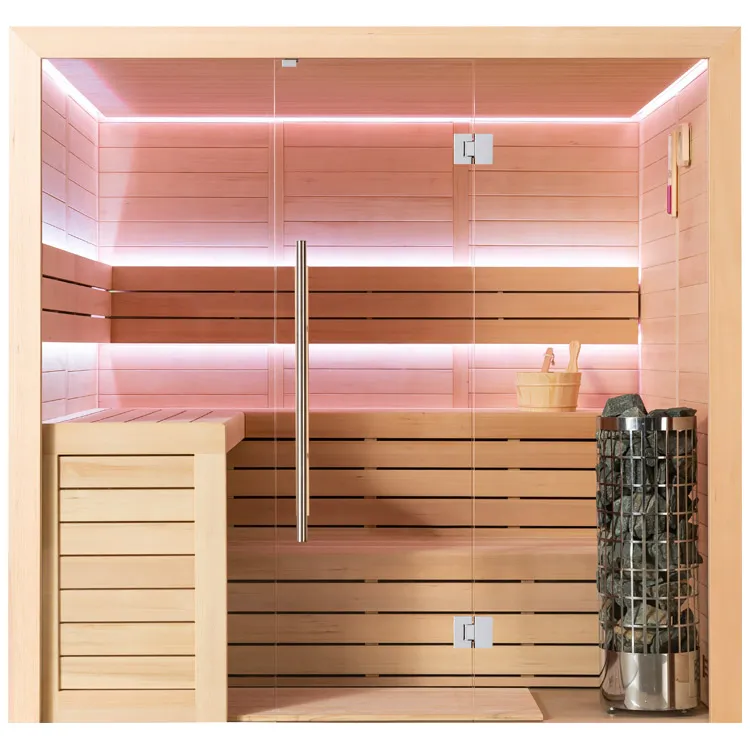 Finse Sauna | Hemlock | 180x160 | 9kW Cilindro | R6167P7 galerijafbeelding 3