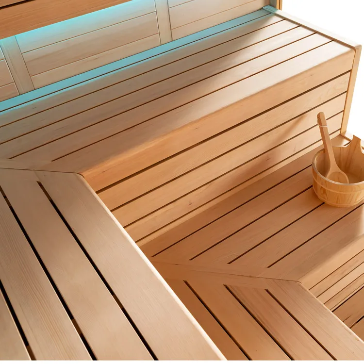 Finse Sauna | Hemlock | 180x180 | 9kW Cilindro | R6168P7 galerijafbeelding 5