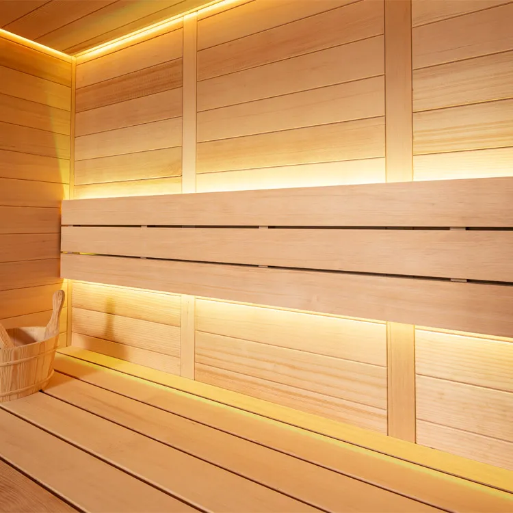 Finse Sauna | Hemlock | 160x150 | 6.8kW Cilindro | R6169P7 galerijafbeelding 2