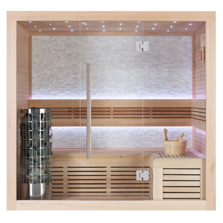 Hoofdafbeelding: Finse Sauna | Hemlock | 180x120 | 6.8kW Cilindro | R6651O2