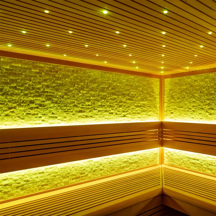 Finse Sauna | Hemlock | 180x180 | 9kW Virta Bi-O | O6656P2 galerijafbeelding 5