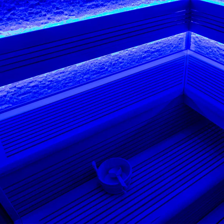 Finse Sauna | Hemlock | 180x180 | 9kW Virta Bi-O | O6656P2 galerijafbeelding 7
