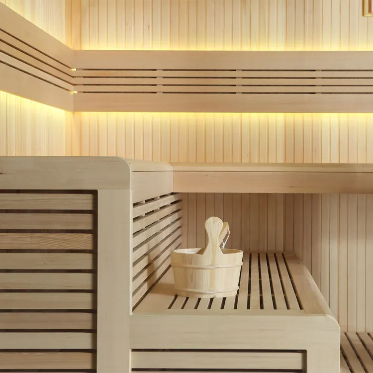 Finse Sauna | Hemlock | 180x180 | 9kW Virta Bi-O | O6666P2 galerijafbeelding 14