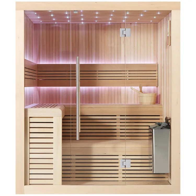 Finse Sauna | Hemlock | 180x150 | 9kW TheWall Bi-O | O6667P1 galerijafbeelding 8