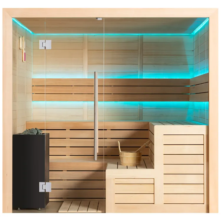 Finse Sauna | Hemlock | 180x180 | 9kW TheWall Bi-O | R6168P8 galerijafbeelding 8