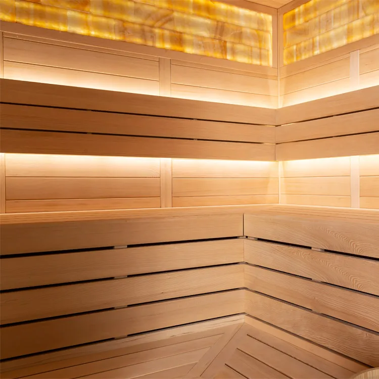 Finse Sauna | Hemlock | 180x180 | 9kW TheWall Bi-O | R6178P5 galerijafbeelding 2
