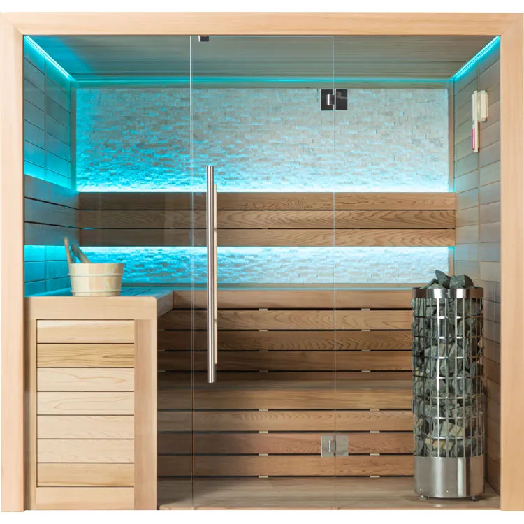 Finse Sauna | Red cedar | 180x160 | 9kW Cilindro | R6157P10 galerijafbeelding 12