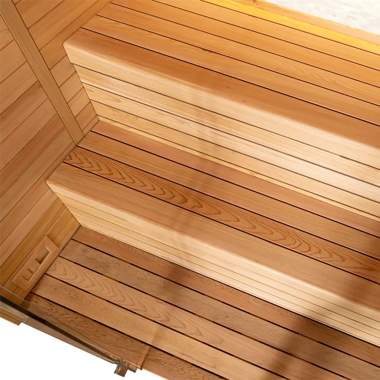 Finse Sauna | Red cedar | 160x150 | 6.8kW Cilindro | R6159P10 galerijafbeelding 5
