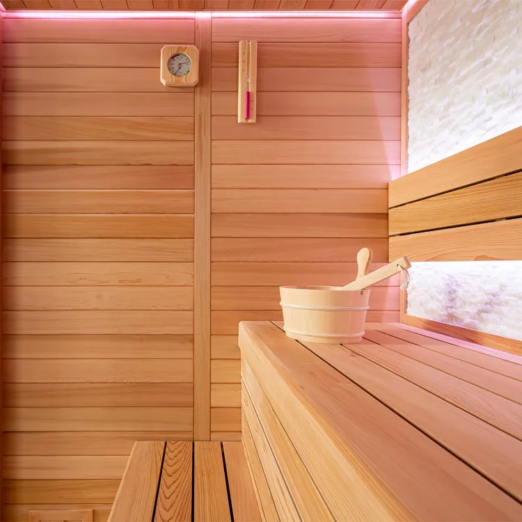 Finse Sauna | Red cedar | 160x150 | 6.8kW Cilindro | R6159P10 galerijafbeelding 14