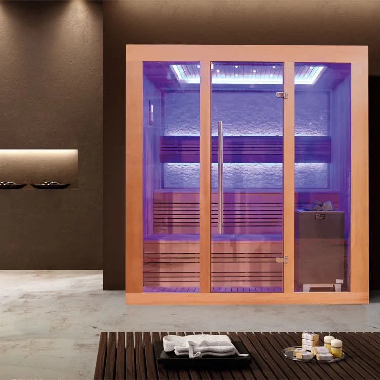 Finse Sauna | Red cedar | 180x150 | 9kW EOS Cubo | R6799O2 galerijafbeelding 8
