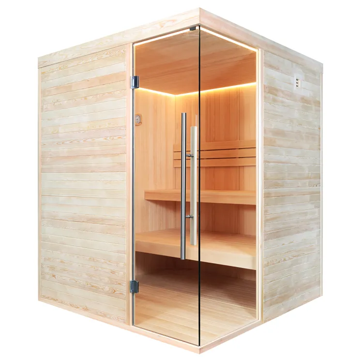 Finse Sauna | Dennen | 180x180 | 8kW Vega | R6352 galerijafbeelding 9