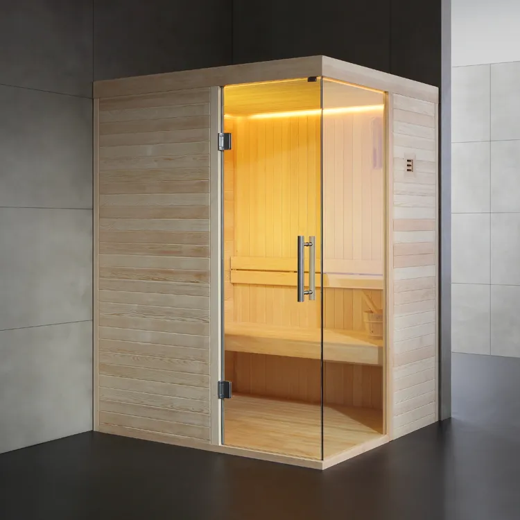 Finse Sauna | Dennen | 120x120 | 6kW Vega | R6359P2 galerijafbeelding 2