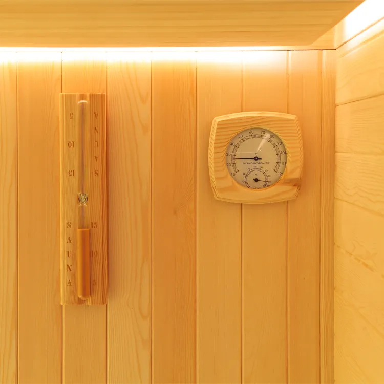 Finse Sauna | Dennen | 120x120 | 6kW Vega | R6359P2 galerijafbeelding 14