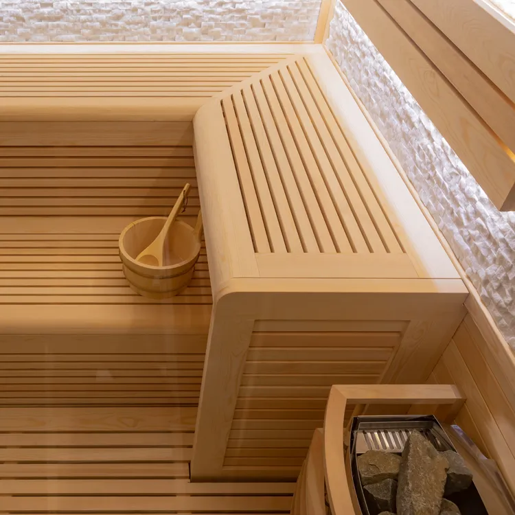 Finse Sauna | Dennen | 220x220 | 9kW Vega | HAXABJA5 galerijafbeelding 15