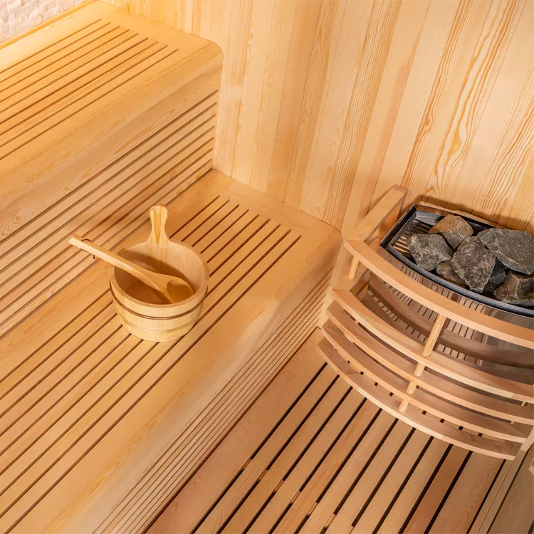 Finse Sauna | Dennen | 160x160 | 6kW Vega | R6366O3 galerijafbeelding 15