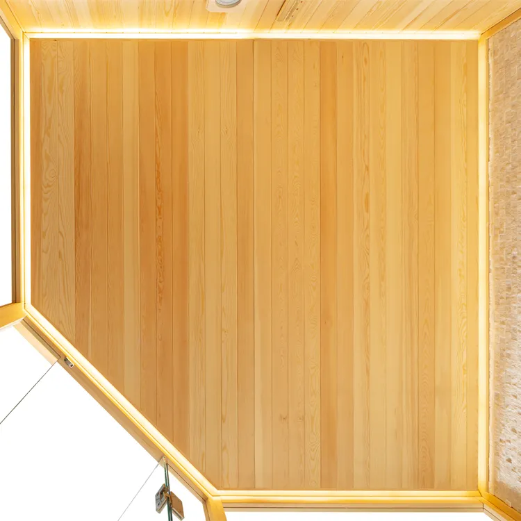 Finse Sauna | Dennen | 160x160 | 6kW Vega | R6366O3 galerijafbeelding 16