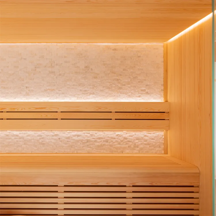 Finse Sauna | Dennen | 120x120 | 6kW Vega | R6368P2 galerijafbeelding 2
