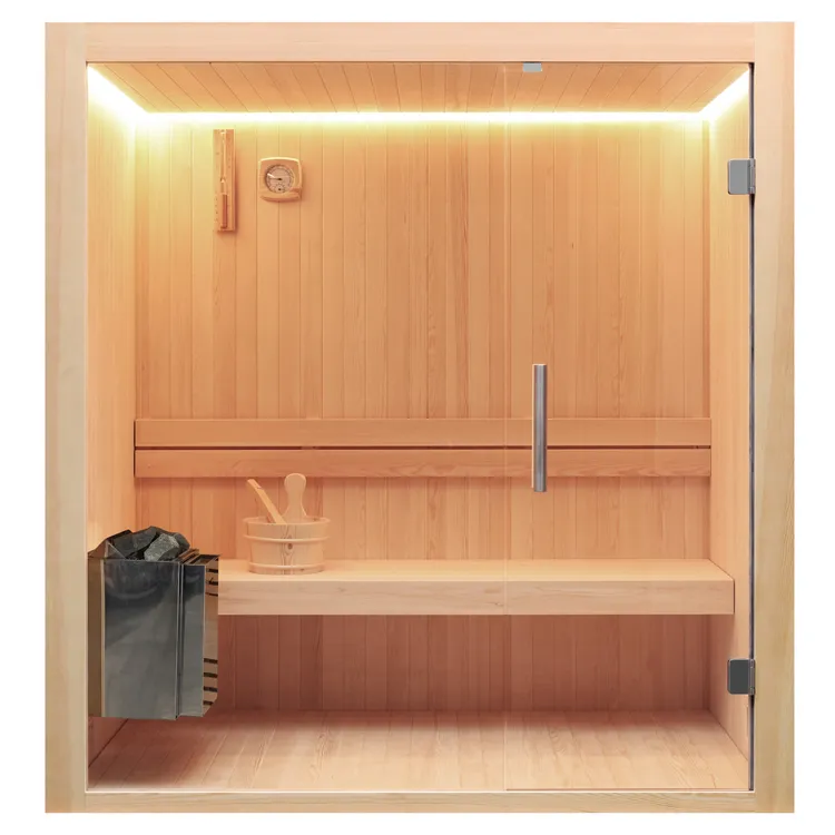 Finse Sauna | Dennen | 180x120 | 6kW Viking Bi-O | O6358N1 galerijafbeelding 8