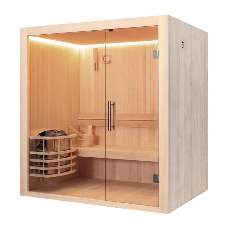 Finse Sauna | Dennen | 180x120 | 6kW Viking Bi-O | O6358N1 galerijafbeelding 10